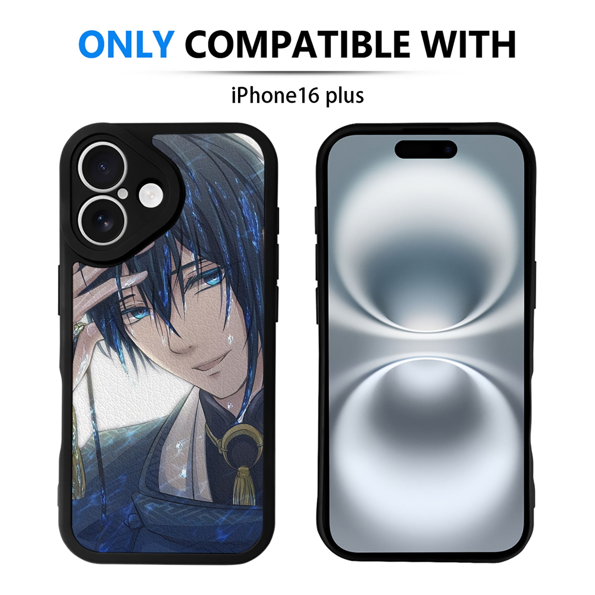 （画像用） 刀剣乱舞 Touken Ranbu 【iPhone 16シリーズ対応】シリコンスマホケース（レザー調） 材質：シリコン